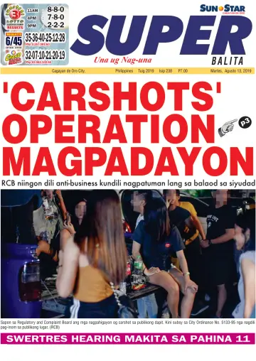 SuperBalita Cagayan de Oro - 13 Aug 2019
