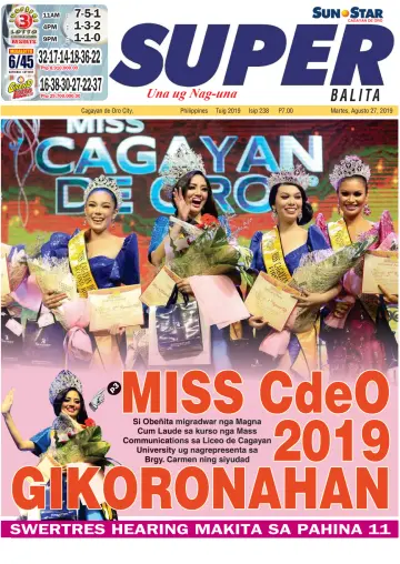 SuperBalita Cagayan de Oro - 27 Aug 2019