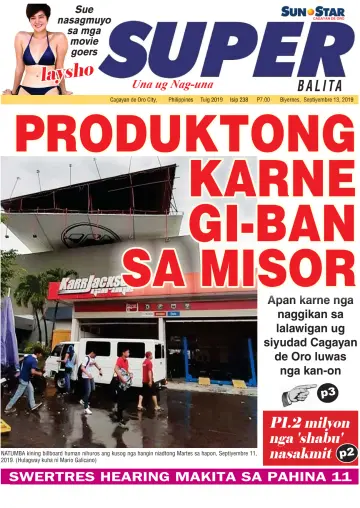 SuperBalita Cagayan de Oro - 13 Sep 2019