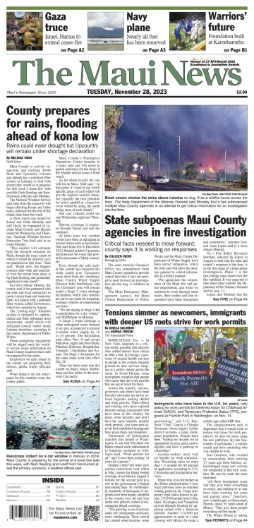 The Maui News - 28 Nov 2023