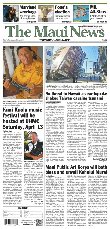 The Maui News - 03 Apr. 2024