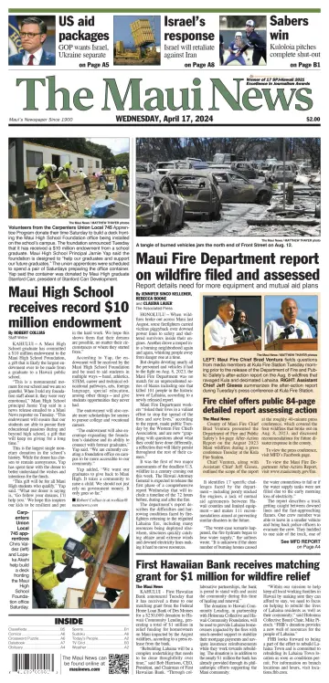 The Maui News - 17 Nis 2024
