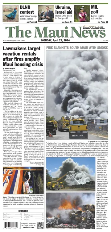 The Maui News - 22 4月 2024