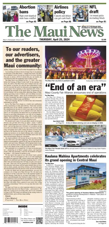 The Maui News - 25 Ebri 2024