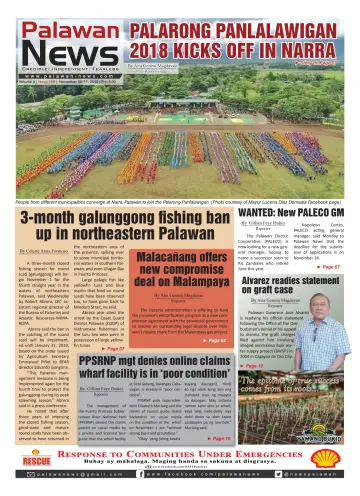 Palawan News - 11 十一月 2018