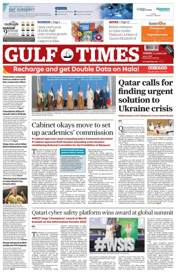 Gulf Times - 2 Jun 2022