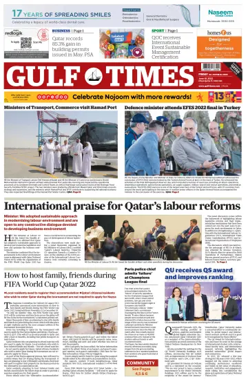Gulf Times - 10 Jun 2022