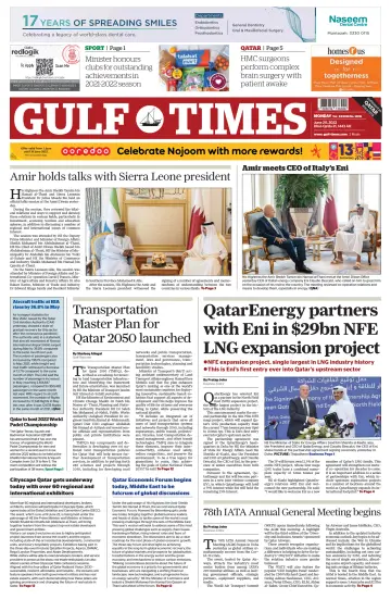 Gulf Times - 20 Jun 2022