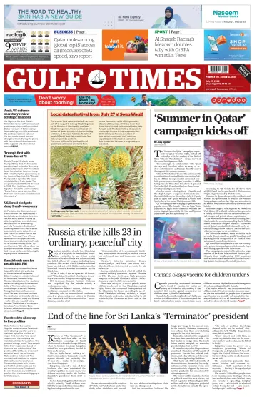 Gulf Times - 15 Jul 2022