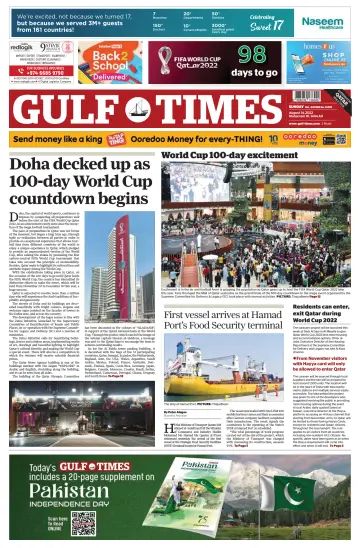 Gulf Times - 14 Aug 2022