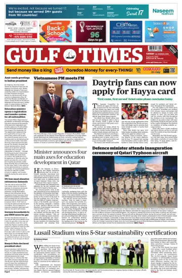 Gulf Times - 16 Aug 2022