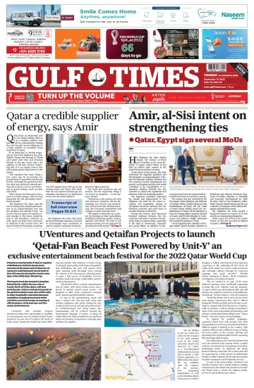 Gulf Times - 15 Sep 2022