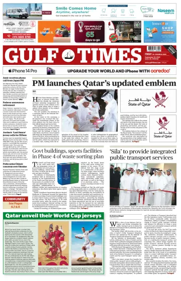 Gulf Times - 16 Sep 2022