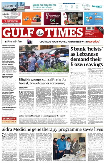 Gulf Times - 17 Sep 2022