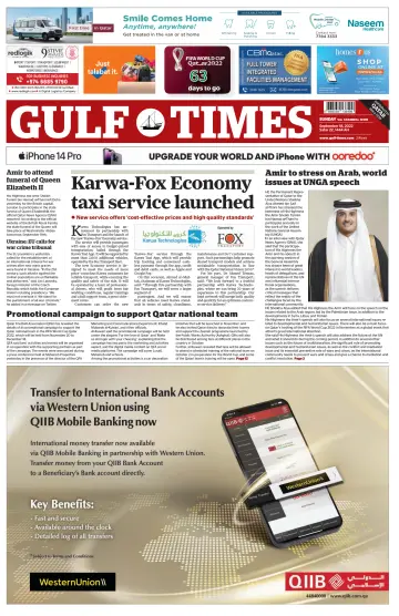 Gulf Times - 18 Sep 2022
