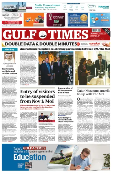 Gulf Times - 22 Sep 2022