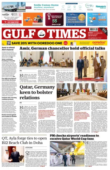 Gulf Times - 26 Sep 2022