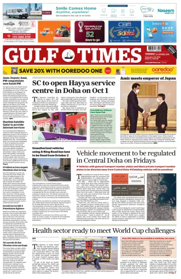 Gulf Times - 29 Sep 2022