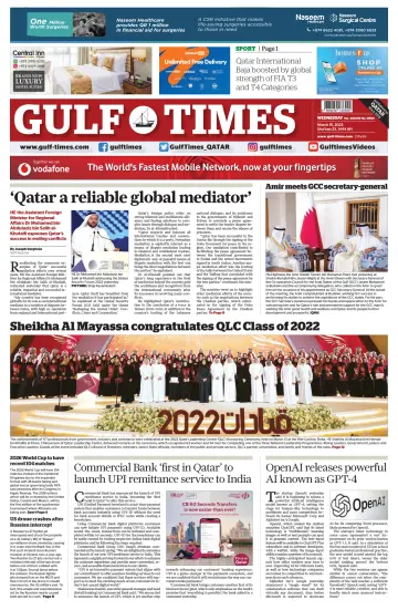 Gulf Times - 15 Mar 2023