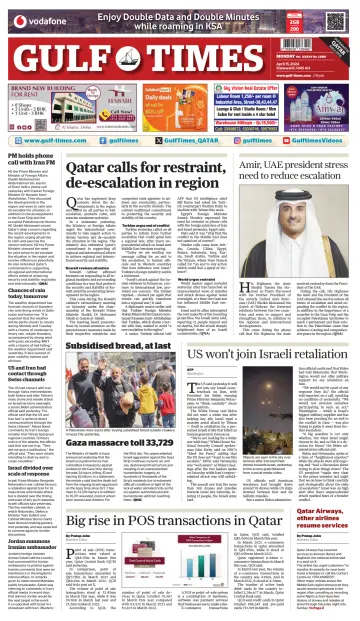 Gulf Times - 15 abr. 2024