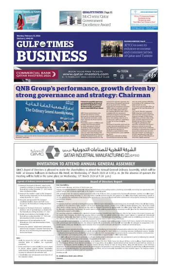 Gulf Times Business - 12 Feb 2024