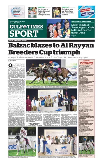 Gulf Times Sport - 17 Feb 2024