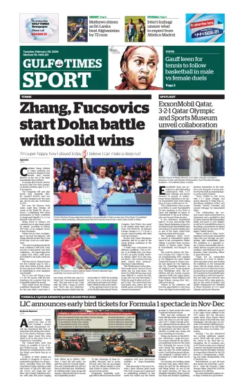Gulf Times Sport - 20 Feb 2024
