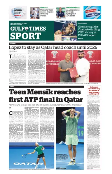 Gulf Times Sport - 24 Feb 2024