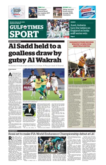 Gulf Times Sport - 26 Feb 2024