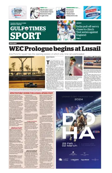 Gulf Times Sport - 27 Feb 2024