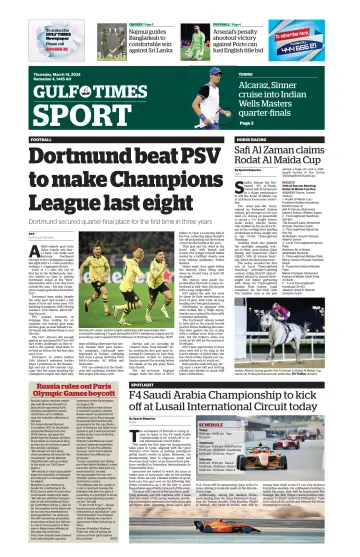 Gulf Times Sport - 14 Mar 2024
