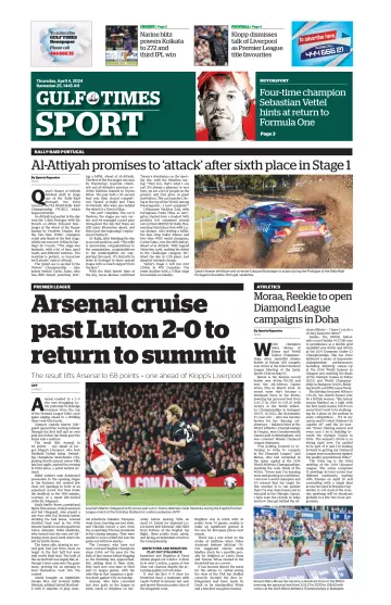 Gulf Times Sport - 4 Apr 2024
