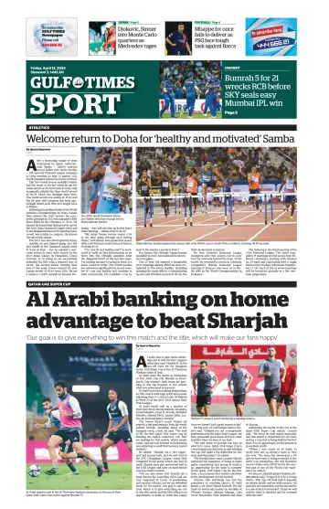 Gulf Times Sport - 12 四月 2024