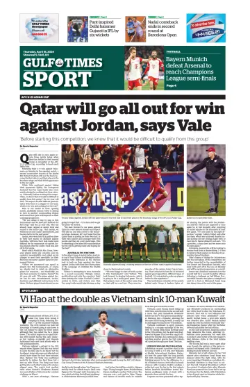 Gulf Times Sport - 18 апр. 2024
