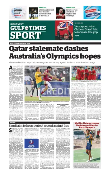 Gulf Times Sport - 22 4월 2024