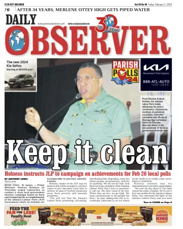 Daily Observer (Jamaica) - 2 Feb 2024