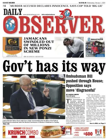 Daily Observer (Jamaica) - 7 Feb 2024