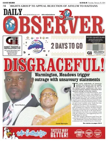Daily Observer (Jamaica) - 29 Feb 2024
