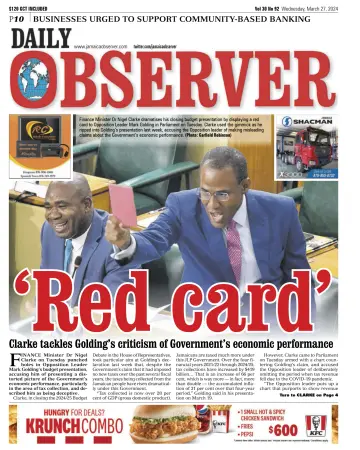 Daily Observer (Jamaica) - 27 Mar 2024