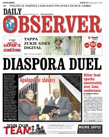 Daily Observer (Jamaica) - 15 Apr. 2024