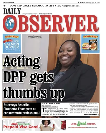 Daily Observer (Jamaica) - 23 Ebri 2024