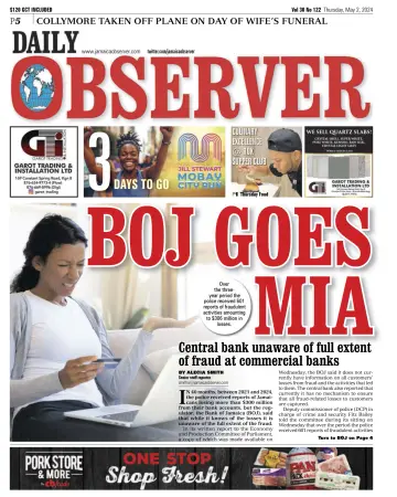 Daily Observer (Jamaica) - 02 五月 2024