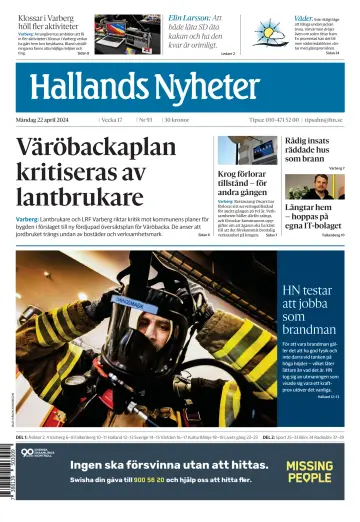 Hallands Nyheter - 22 Apr 2024