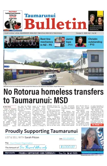 Taumarunui Bulletin - 5 Oct 2023