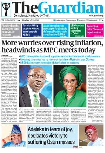 The Guardian (Nigeria) - 18 Jul 2022