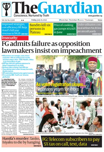 The Guardian (Nigeria) - 29 Jul 2022