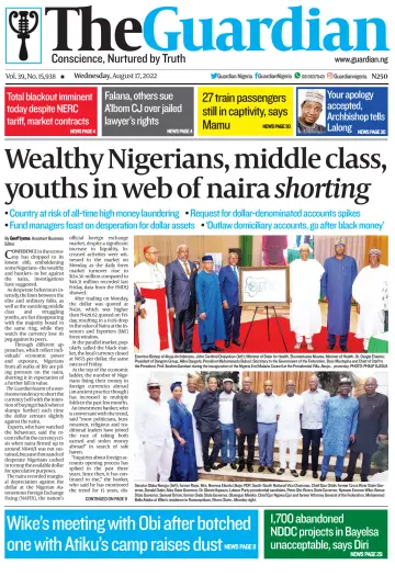 The Guardian (Nigeria) - 17 Aug 2022