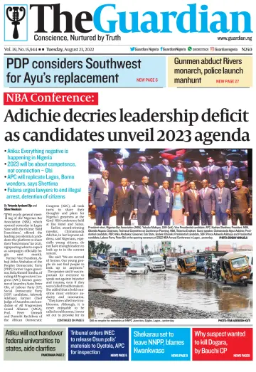 The Guardian (Nigeria) - 23 Aug 2022