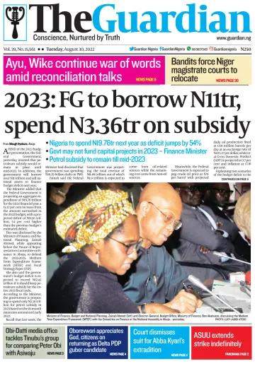 The Guardian (Nigeria) - 30 Aug 2022