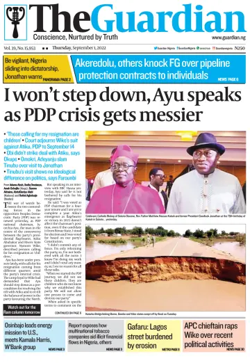 The Guardian (Nigeria) - 1 Sep 2022